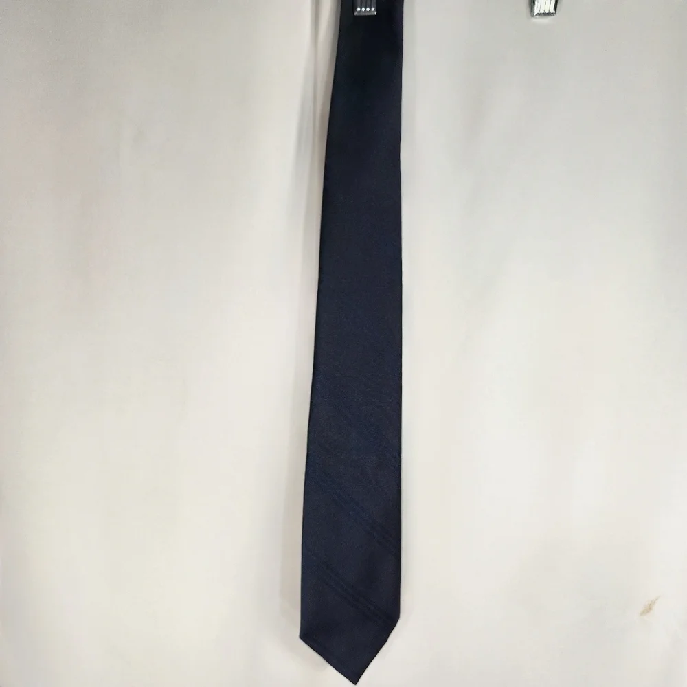 Ketch Blue on Blue Diagonal Striped Tie
